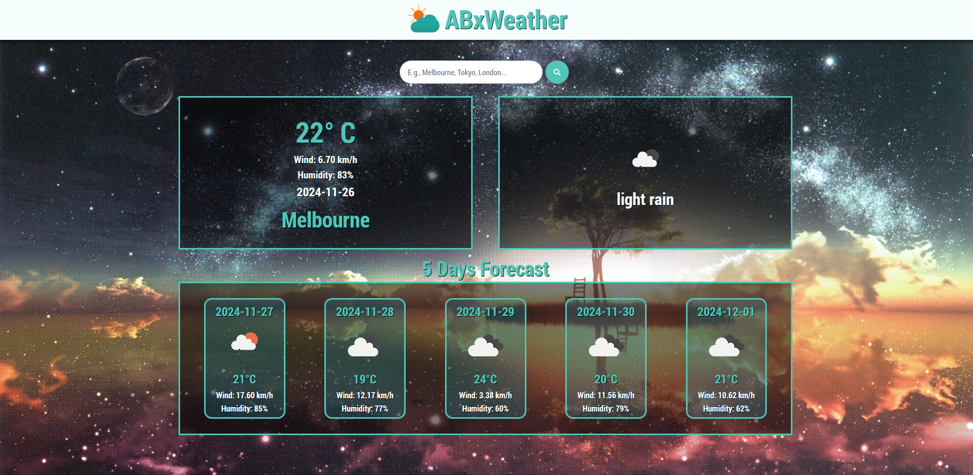 An image of the ABxWeather project.